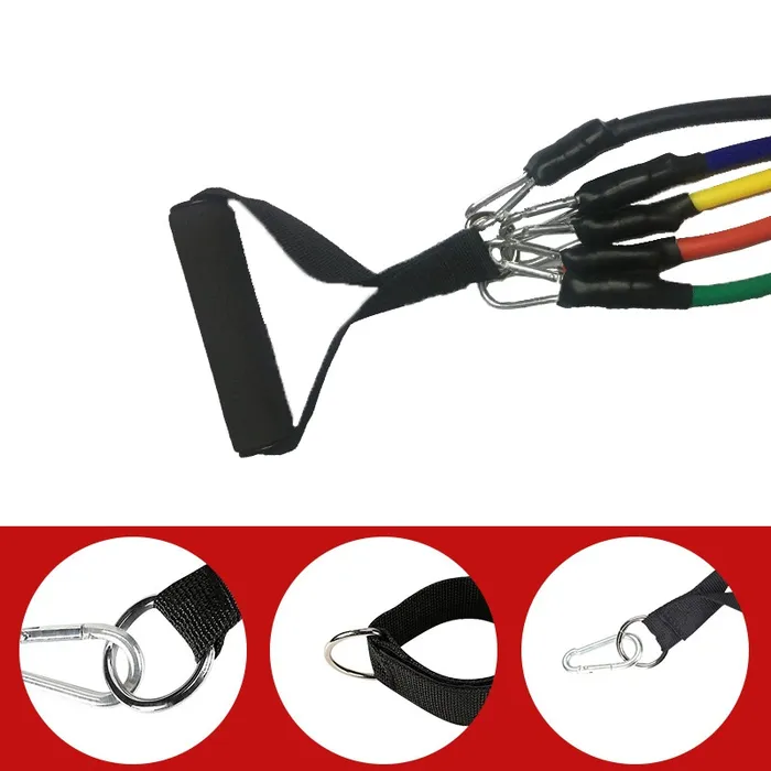 Kit Bandas Resistencia Elasticas Tubulares Ejercicio  X 11 