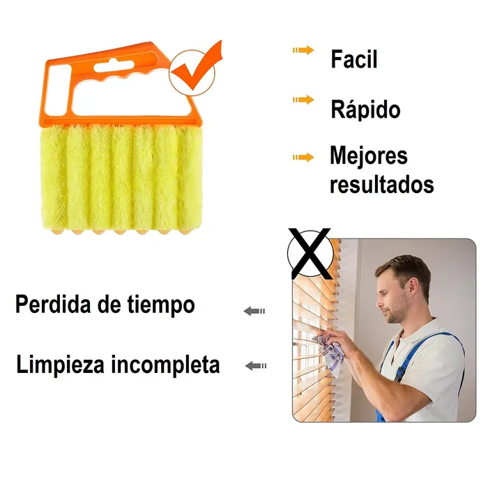 Cepillo Limpiador De Cortinas