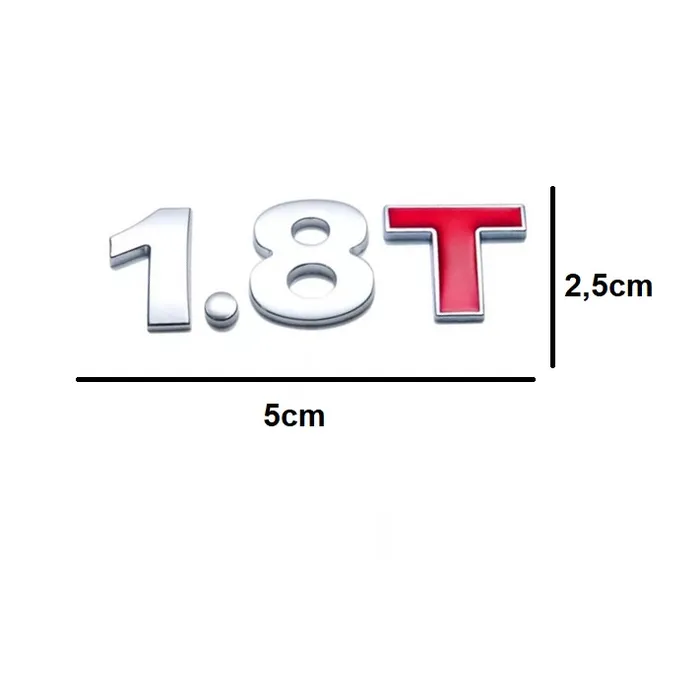 Emblema Adhesivo Para Carros 1.8t Calidad