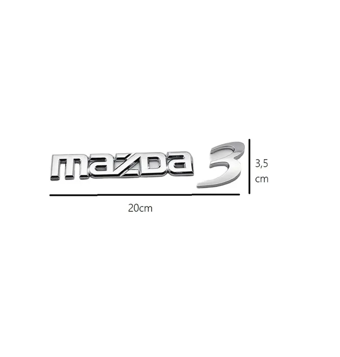 Emblema Logo Baul Trasero Maletero Para Mazda 3