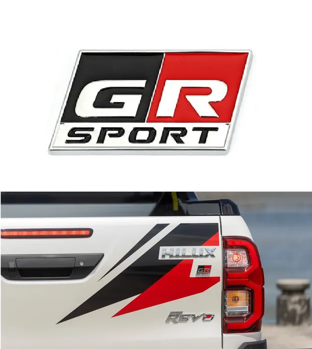 Emblema Toyota Gr Sport Gazoo Racing Hilux Fortuner Sahara