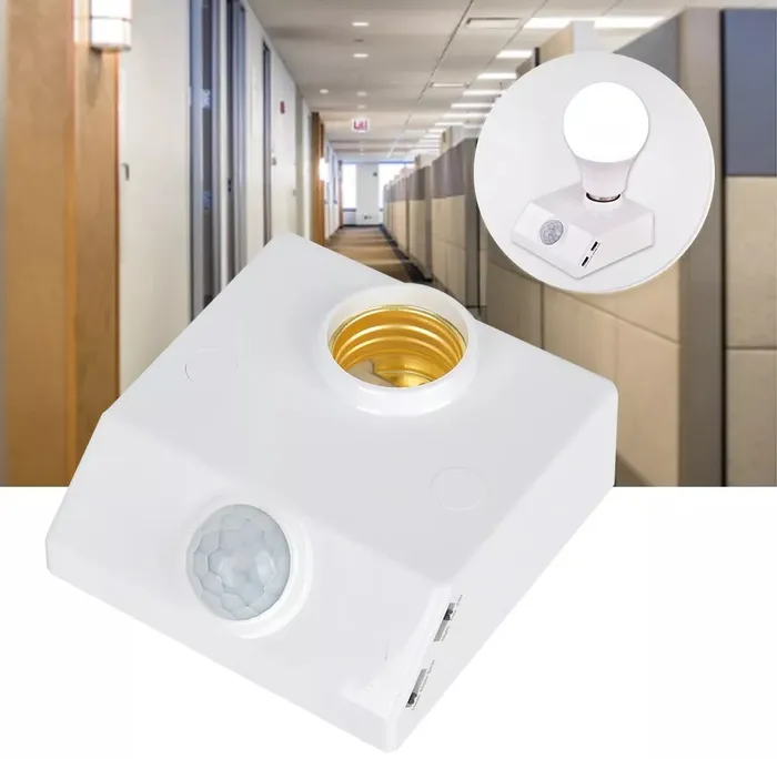 Roseta Sensor De Movimiento Control De Luz Y Tiempo