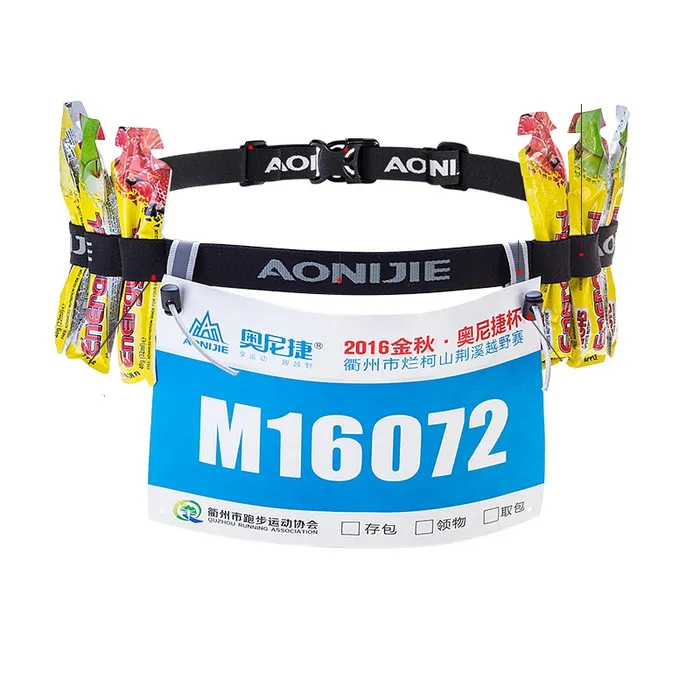 Cinturon Para Numero De Corredor Gel Running Triatlon 