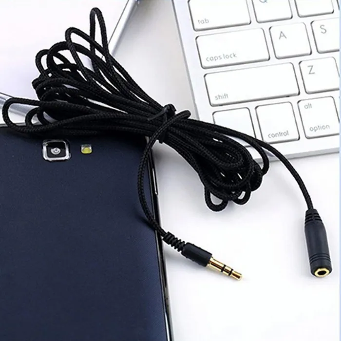 Cable Extension Auriculares Audifonos Macho Hembra 3.5mm