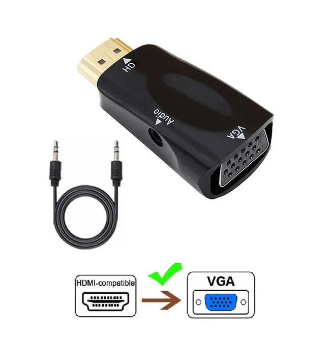 Adaptador Convertidor Compatible Con Hdmi A Vga