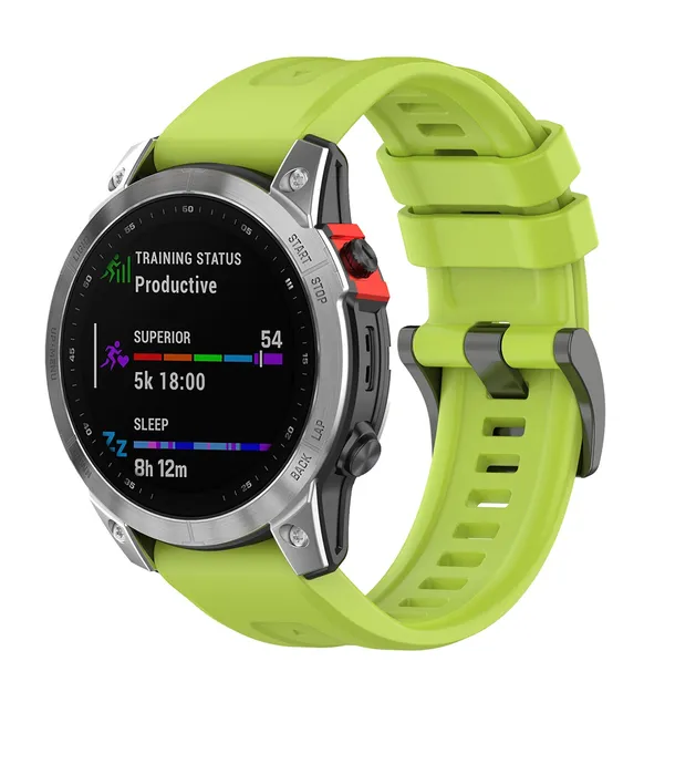 Pulso Correa Para Reloj Garmin Fenix 5x 5xplus 26mm Verde lima