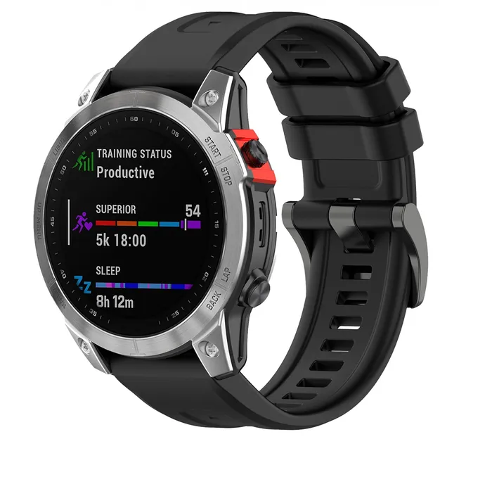 Pulso Correa Para Reloj Garmin Fenix 5x 5xplus 26mm Negro