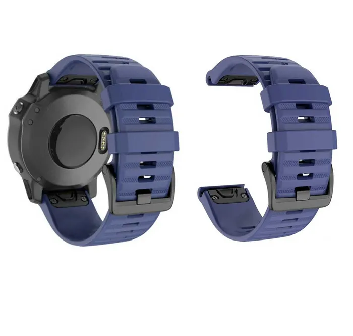 Pulso Correa Para Reloj Garmin Fenix 5x 5xplus 26mm Azul oscuro