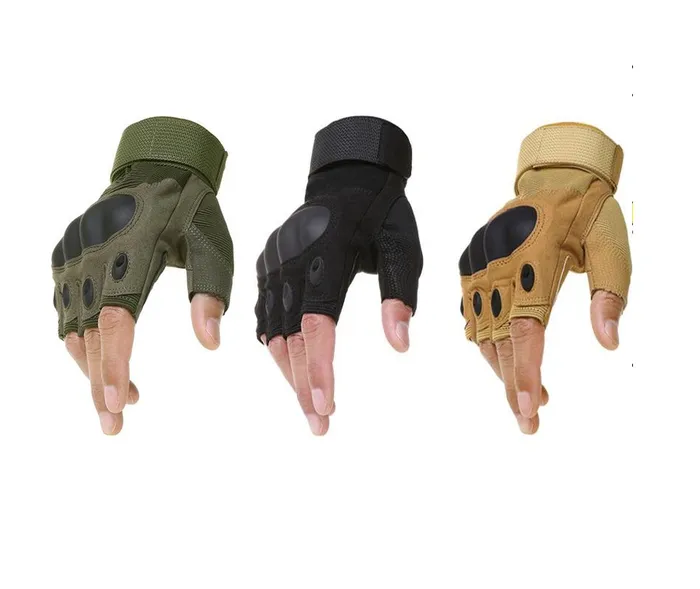 Guantes Cortos Mochos Para Moto Transpirables Verde Talla M