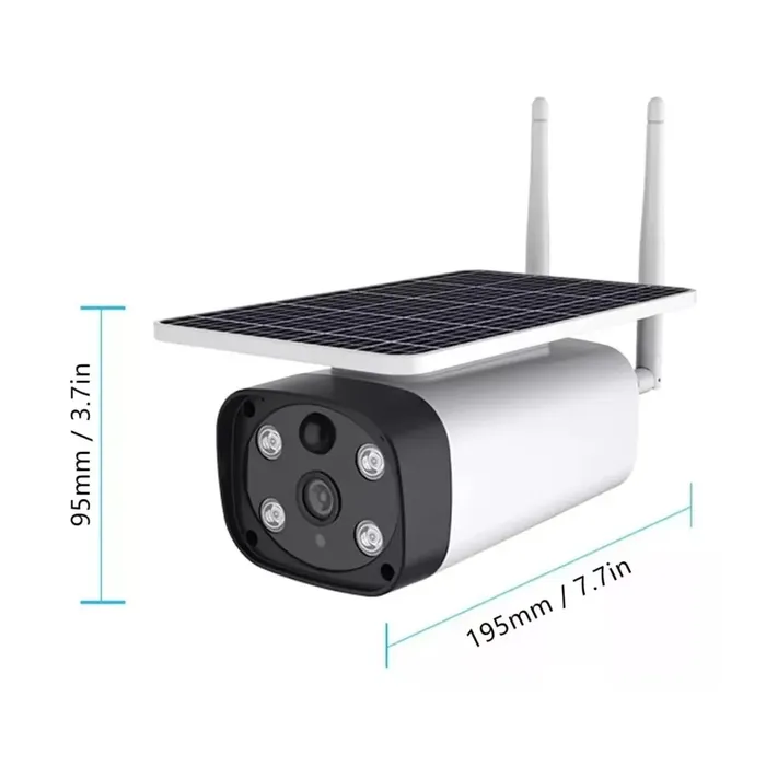 Cámara Ip Solar Wifi Low Power 