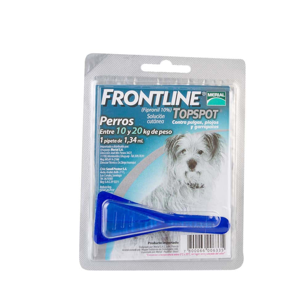Frontline TS Dog 1.34 ml Antiparasitario Para Perros De 10 a 20 Kg