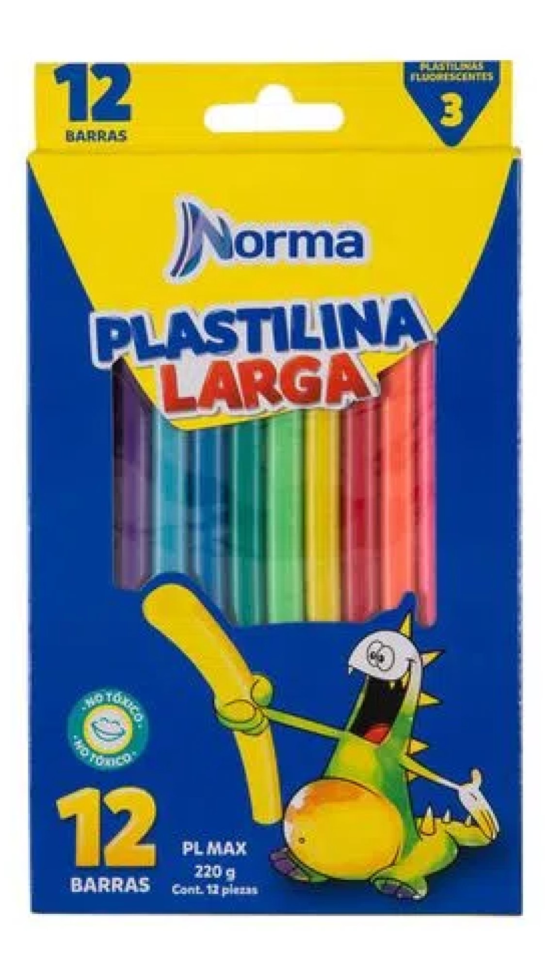 Plastilina Larga x12  Norma