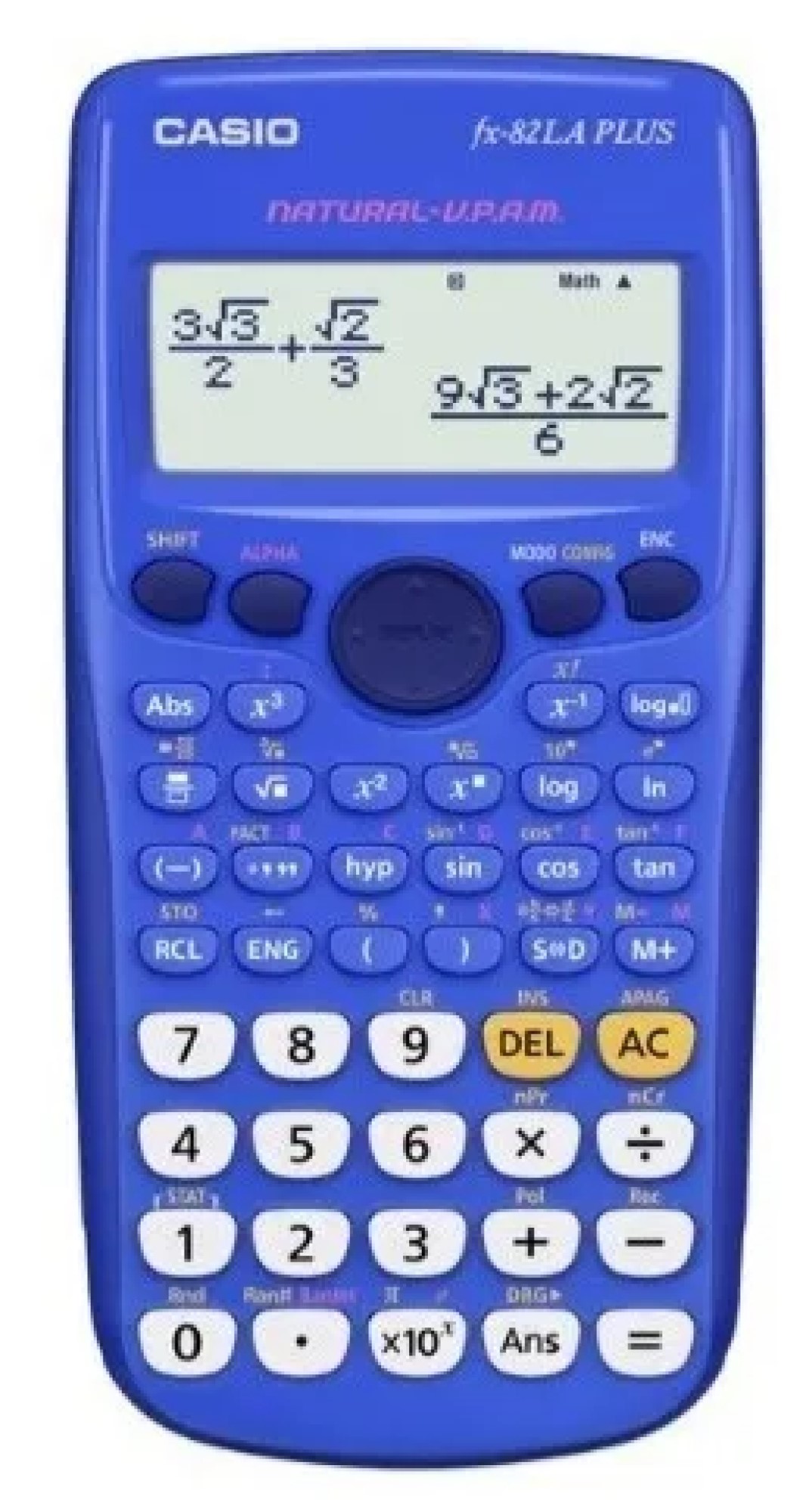 Calculadora cientifica FX-82LA PLUS-BLUE CASIO