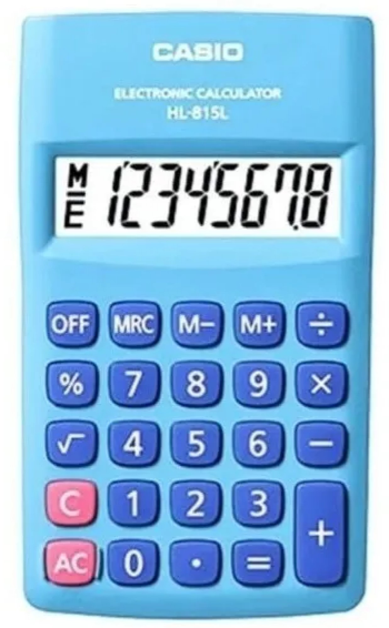 Calculadora HL-815L BLUE (8 DIG.) CASIO