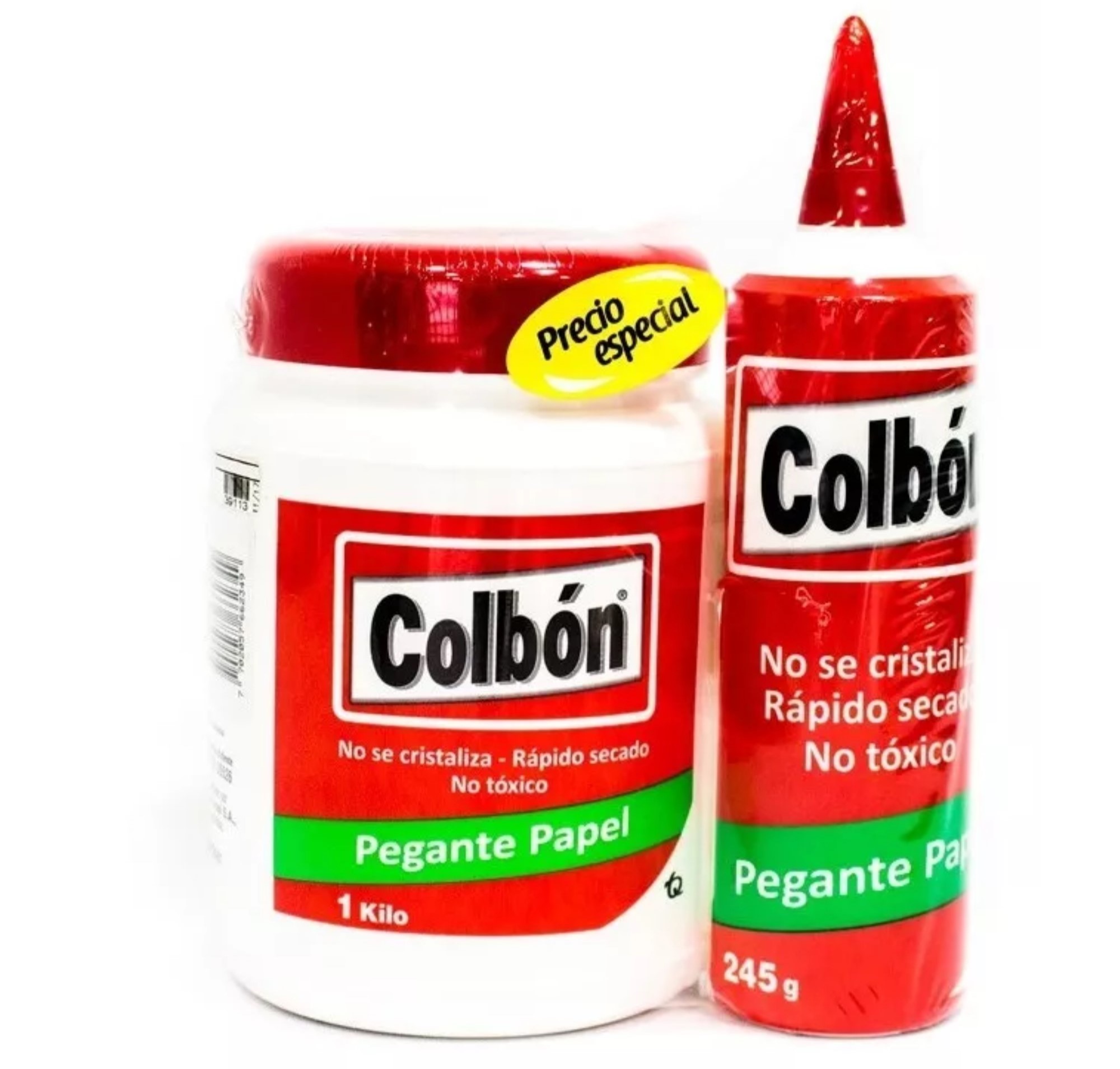 Pegante Papel 1 Kg. + 245 Gr. Colbon