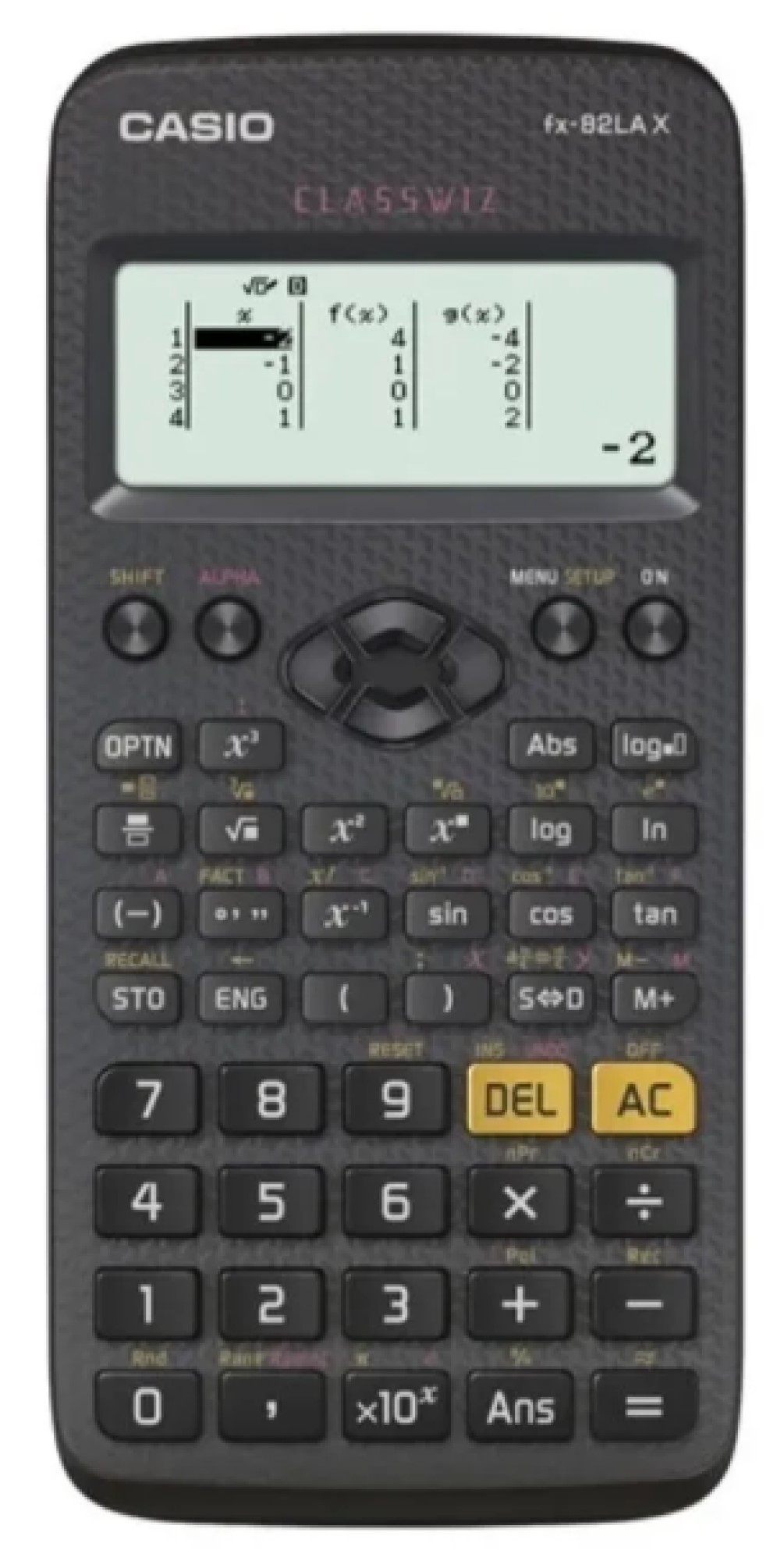 Calculadora cientifica FX-82LA X BLACK CLASSWIZ CASIO