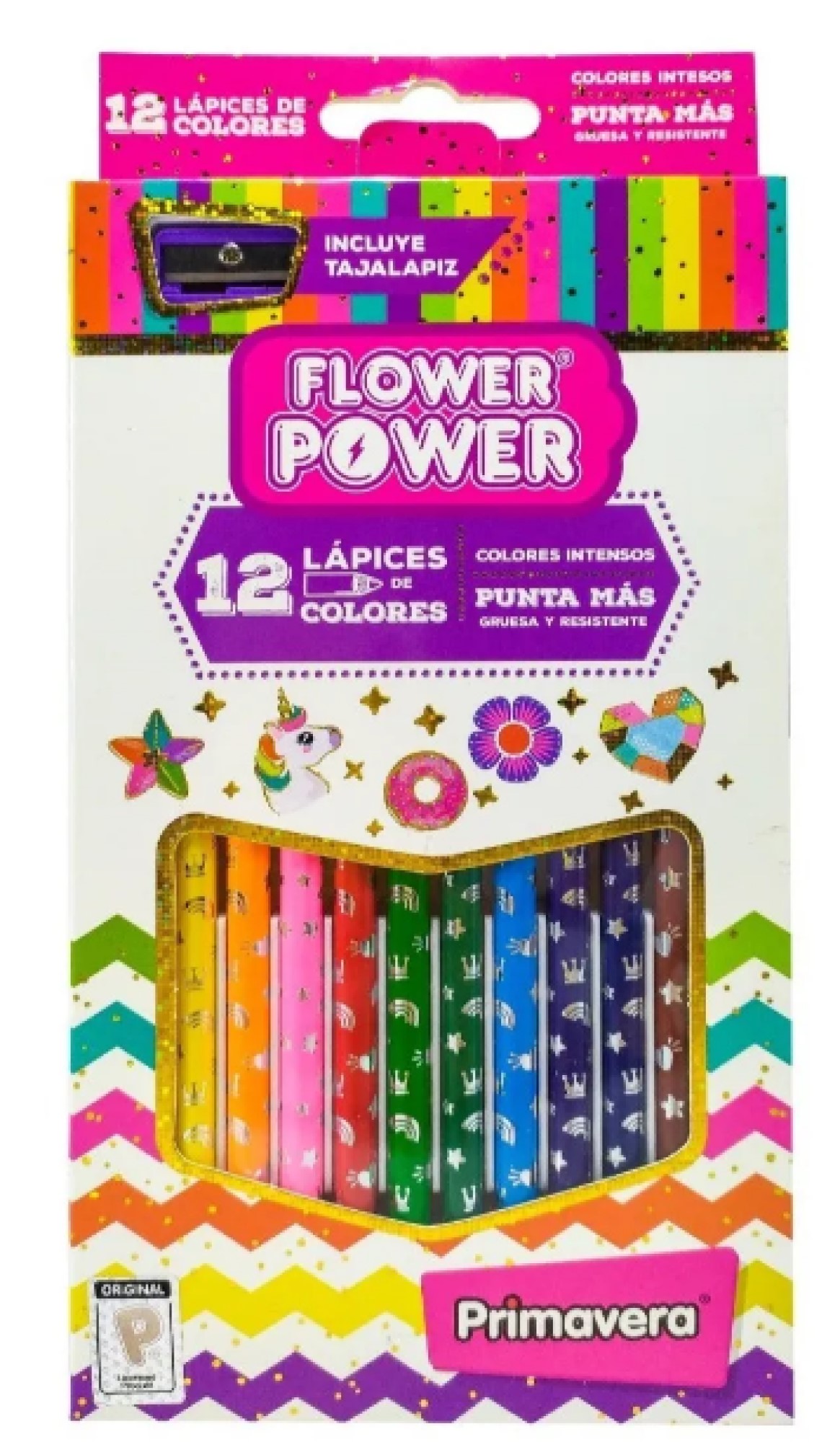 Colores  FLOWER POWER  X 12 PRIMAVERA.