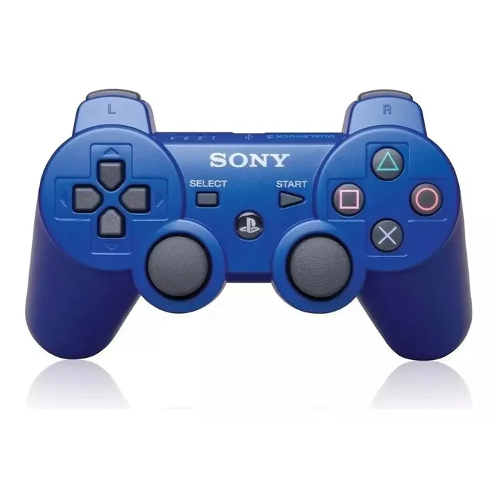 Control Joystick Mando Para Ps3 Inalámbrico Dualshock 3 Color Azul