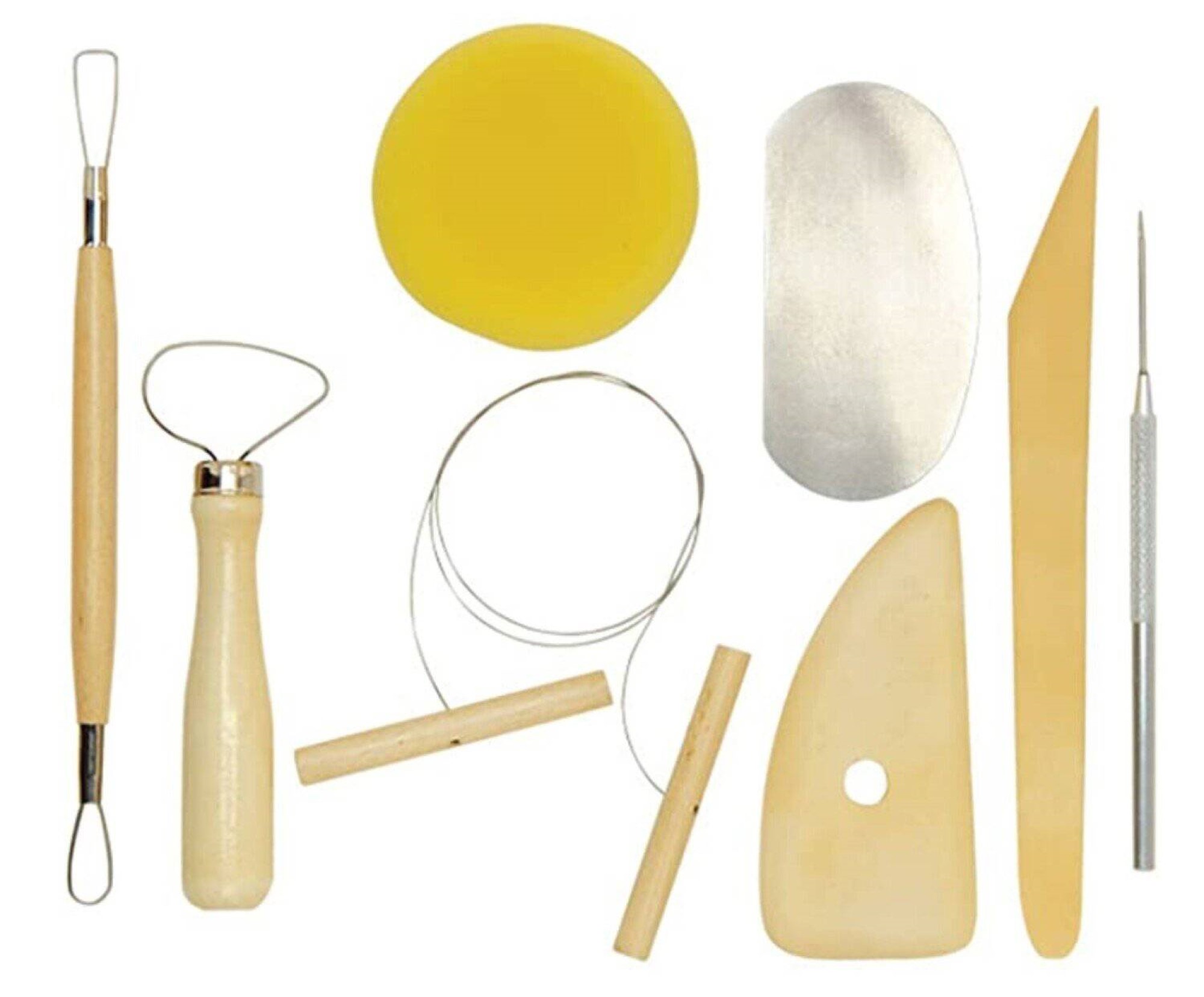 Kit Herramienta Para Arcilla-Plastilina-Ceramica x9 Piezas