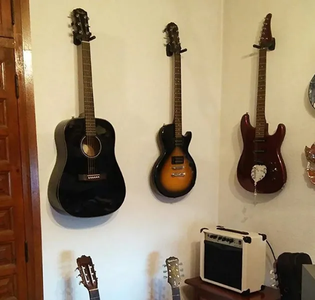 Ganchos Soporte Colgador Pared Para Guitarra Violín Ukelele