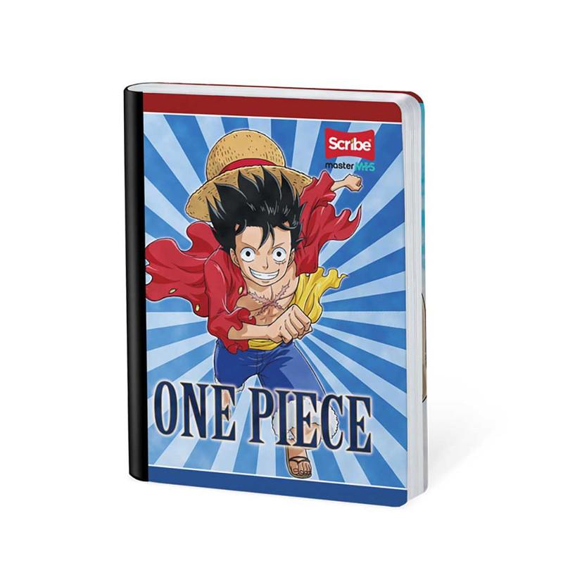 Cuaderno Cosido Cuadriculado One Piece 100 Hojas Scribe Unidad