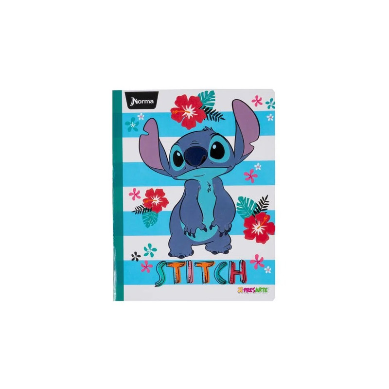 Cuaderno Cosido Cuadriculado Stitch 100 Hojas Norma Unidad