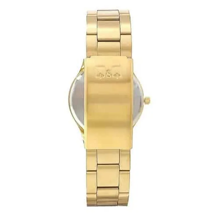 Reloj Q&q Qyq A214j001y Dorado Hombre Acero + Estuche