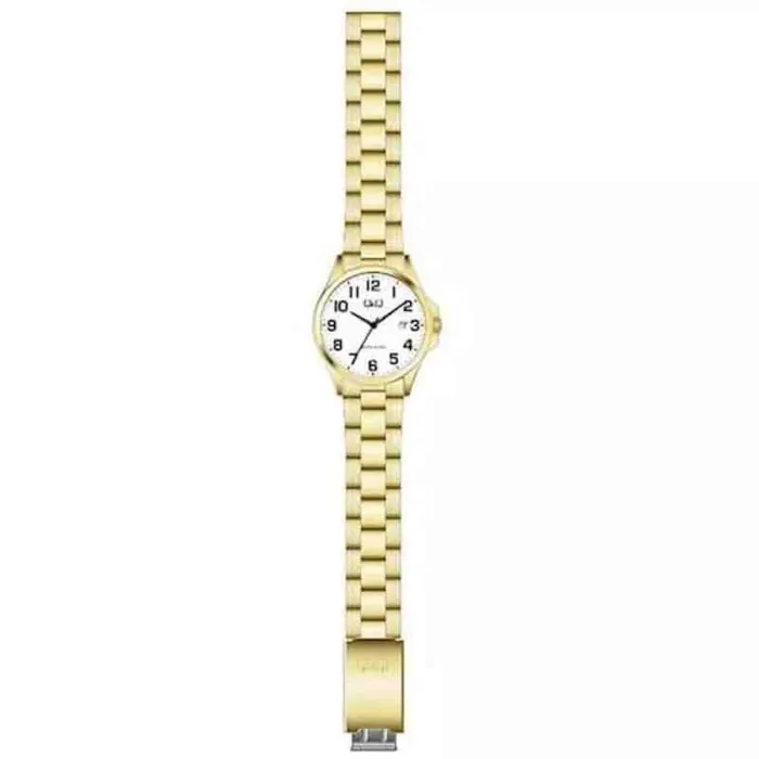 Reloj Q&q A480j004y Dorado Hombre Acero + Estuche