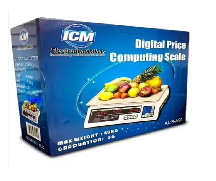 Bascula 40 Kilos Icm Digital Acs-a9t