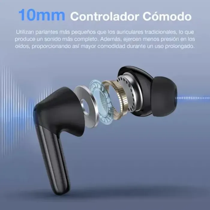 Audífonos In-ear Inalámbricos Bluetooth Aut207 Con Micrófono
