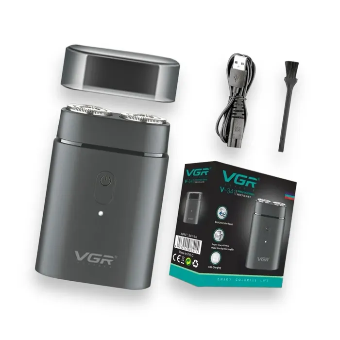 Afeitadora Portátil Eléctrica VGR V-341 Recargable USB