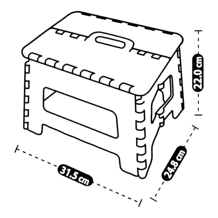 Taburete Plegable Práctico y Estable