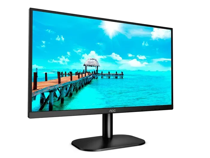 Monitor Aoc 23,8" - 24b2xhm - Hdmi - Vga - Fhd - 75hz - 6ms (36 Meses De Garantia)