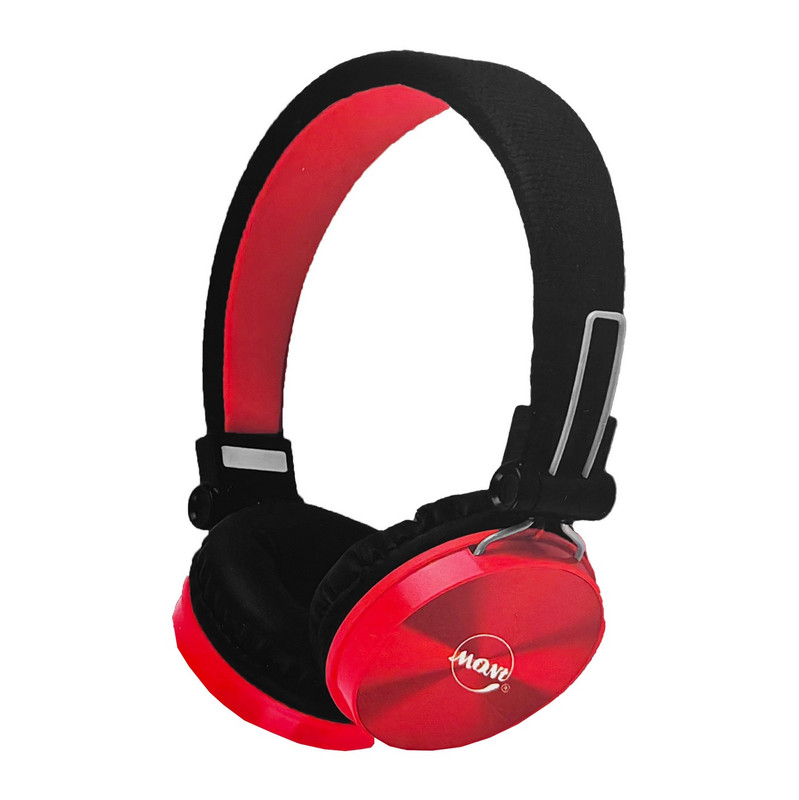 Audifonos Mt-650 Sonido Y Vibraciòn 360 Grados Extra Bass Rojo