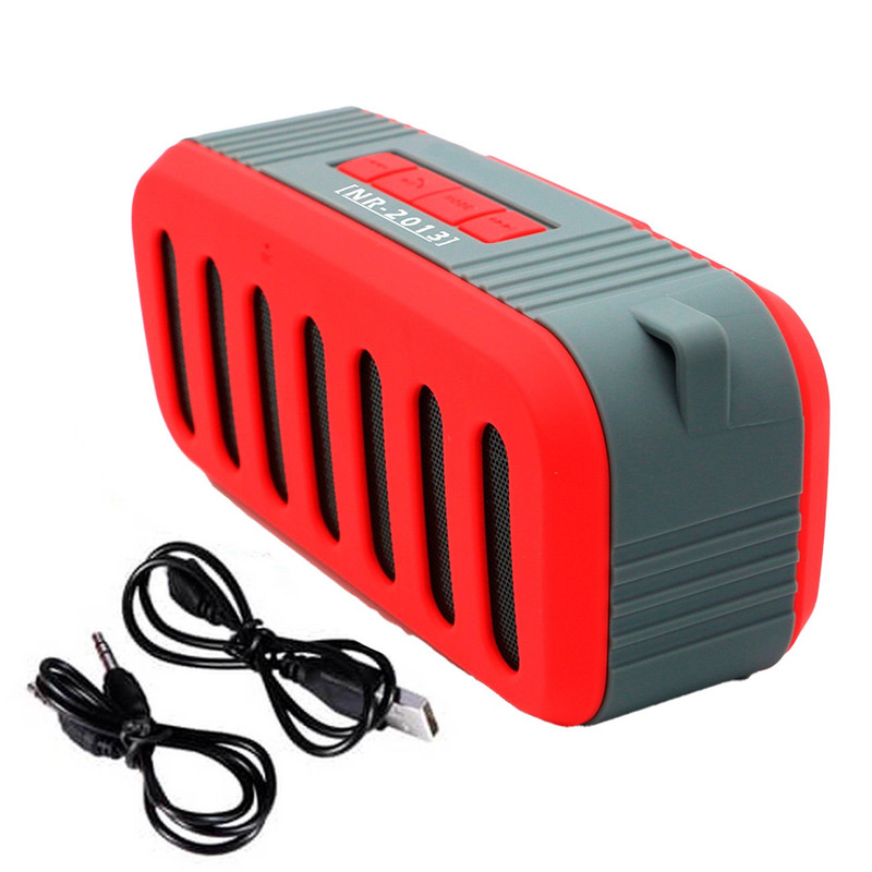 Bocina Parlante Portable Bluetooth Radio Fm nr-2013fm Rojo