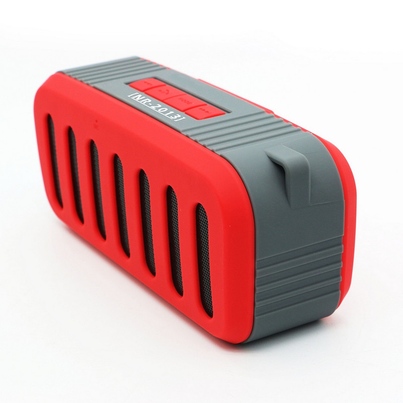 Bocina Parlante Portable Bluetooth Radio Fm nr-2013fm Rojo