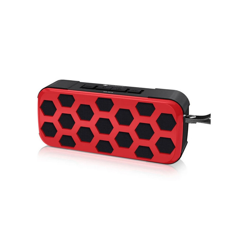 Bocina Parlante Mi Portable Bluetooth Speaker Rejilla Nr3019 Rojo