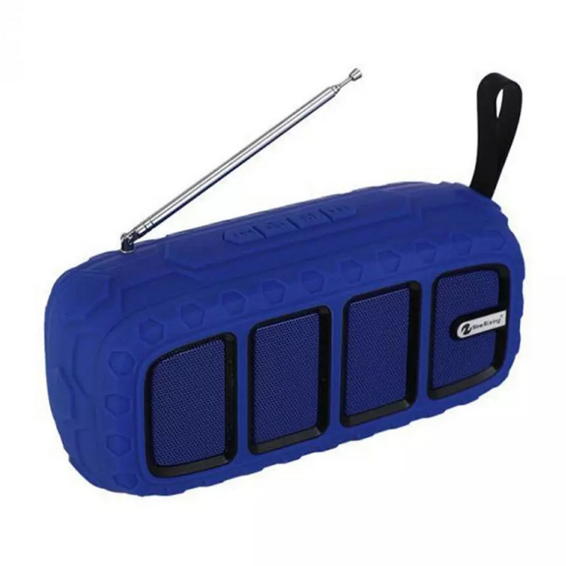 Bocina Parlante Mi Portable Bluetooth Speaker Radio Nr5018fm Azul