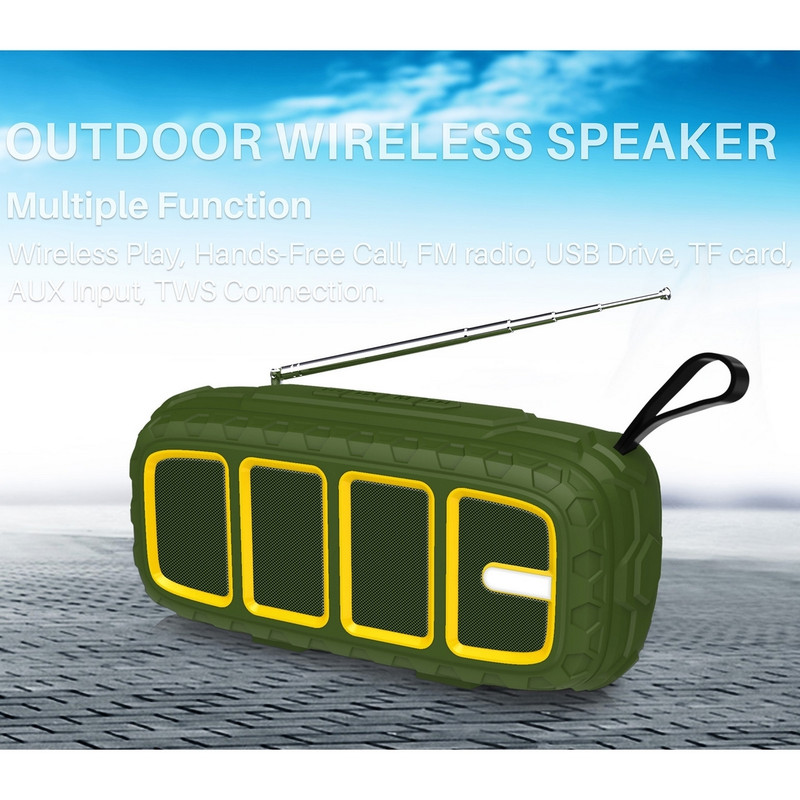 Bocina Parlante Mi Portable Bluetooth Speaker Radio Nr5018fm
