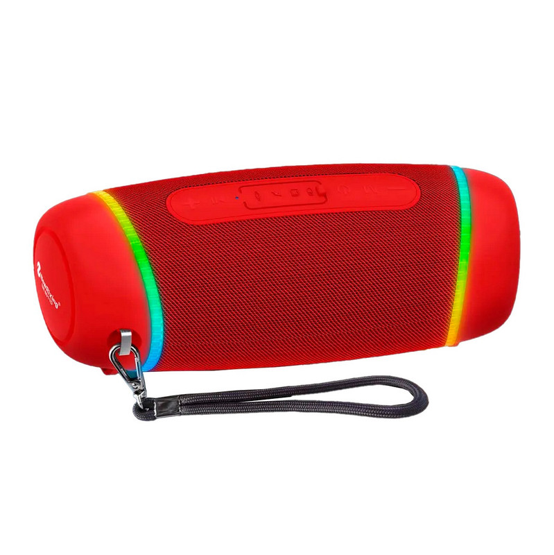 Bocina Parlante Mi Portable Bluetooth Speaker Radio Nr-8011d Rojo