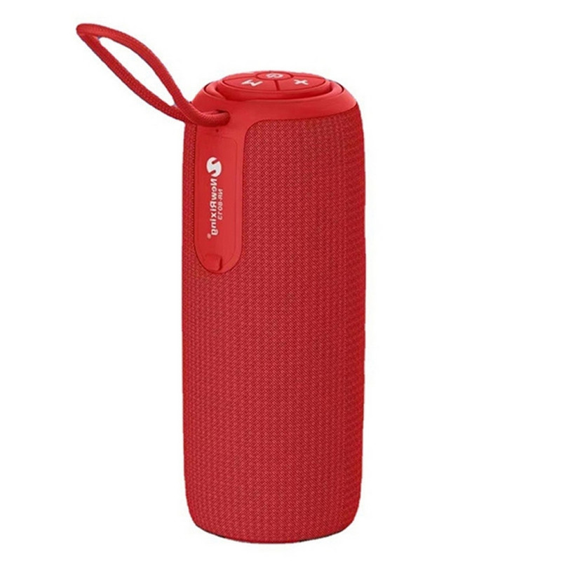 Bocina Parlante Mi Portable Bluetooth Speaker Radio Nr8013 Rojo