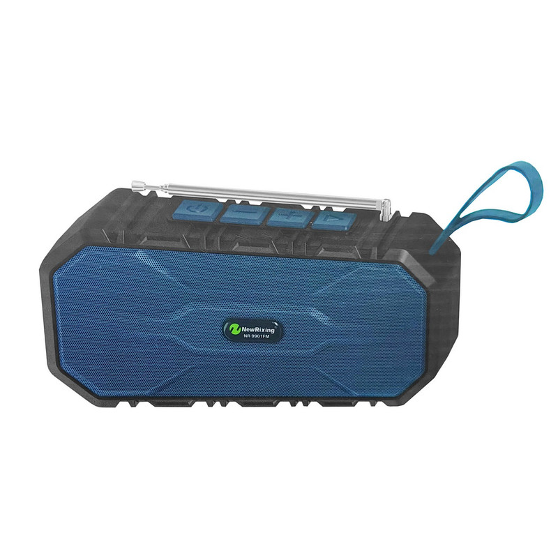 Bocina Parlante Mi Portable Bluetooth Speaker Radio Nr9901 Azul