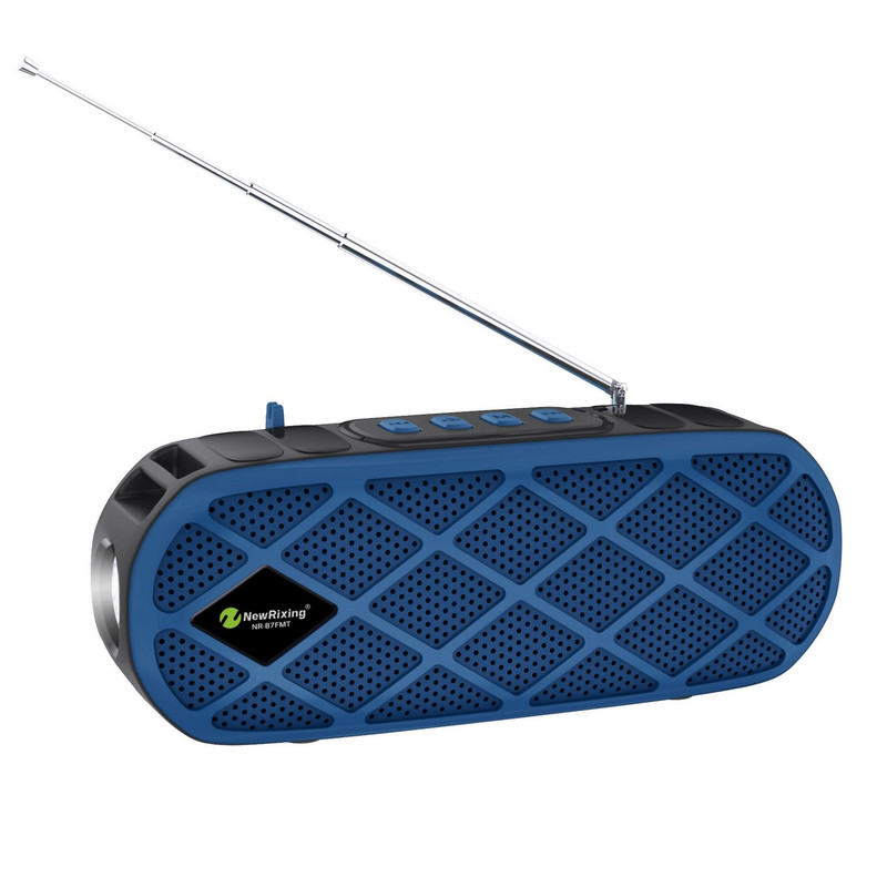 Bocina Parlante Mi Portable Bluetooth Speaker Caja Nr-b7fmt Azul