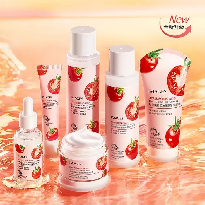 Kit Facial Tomate y Acido Hialuronico Hidratante BIOAQUA (6 Productos)