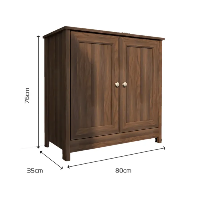 Mueble Bifet 80cm en MDP 2 puertas Marron