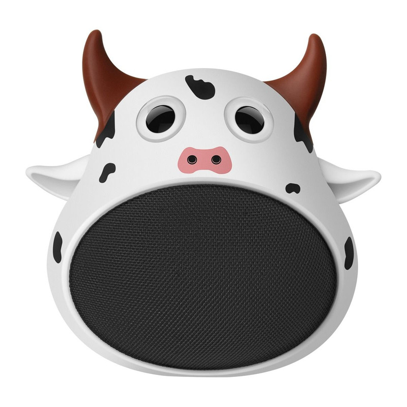 Mini Parlante Bluetooth Con Forma De Vaca Steren
