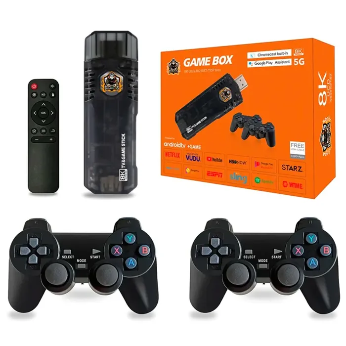 Consola De Juegos Game Box 8k + Tv Box De 2Gb Box-ok