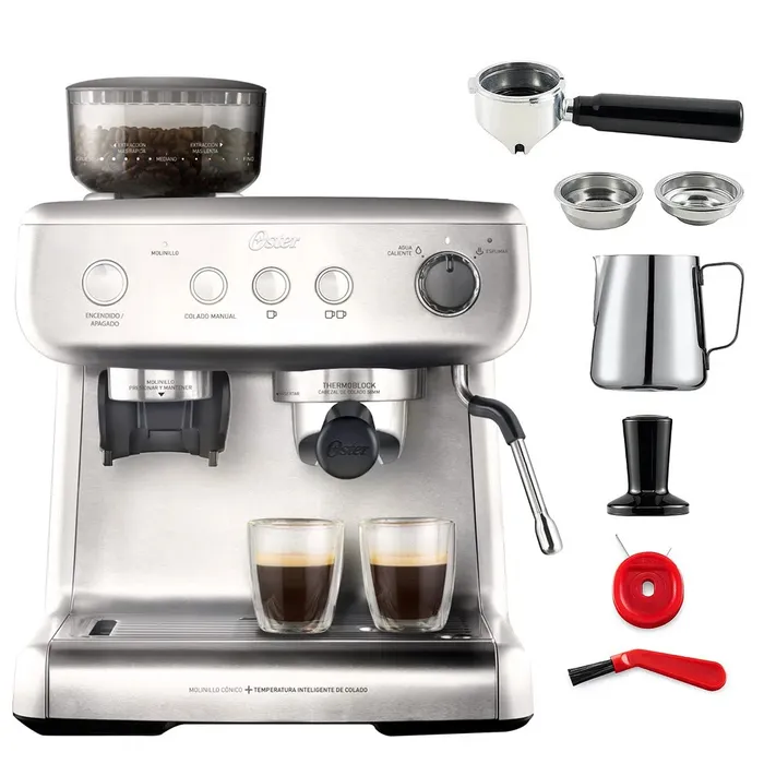 Cafetera Espresso Oster Perfect Brew Molino Integrado BVSTEM7300