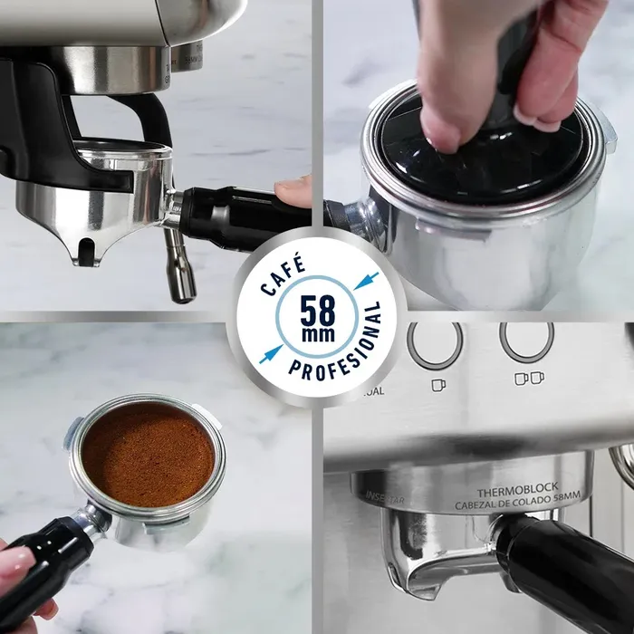 Cafetera Espresso Oster Perfect Brew Molino Integrado BVSTEM7300