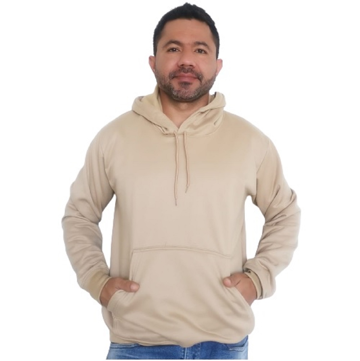 Buzo Capucha Para Hombre En Algodón - Marfil